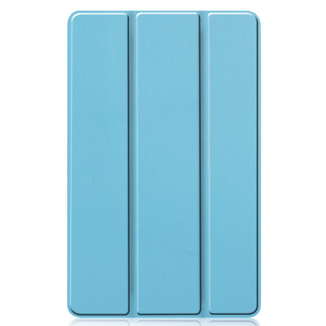 Case2go - Hoes voor de Samsung Galaxy Tab S6 Lite - Tri-Fold Book Case - Licht Blauw
