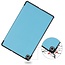 Case2go - Hoes voor de Samsung Galaxy Tab S6 Lite - Tri-Fold Book Case - Licht Blauw