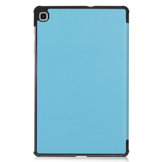 Case2go - Hoes voor de Samsung Galaxy Tab S6 Lite - Tri-Fold Book Case - Licht Blauw