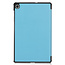 Case2go - Hoes voor de Samsung Galaxy Tab S6 Lite - Tri-Fold Book Case - Licht Blauw