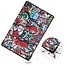 Case2go - Hoes voor de Samsung Galaxy Tab S6 Lite - Tri-Fold Book Case - Graffiti