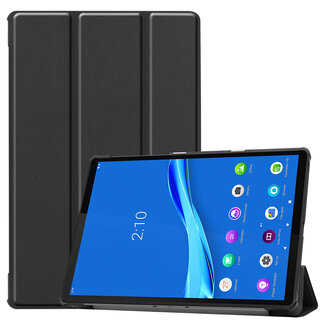 Case2go Lenovo Tab M10 Plus hoes - Tri-Fold Book Case (TB-X606) - Zwart