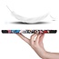 Case2go - Hoes voor de Lenovo Tab M10 Plus - Tri-Fold Book Case (TB-X606) - Graffiti