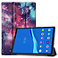 Case2go - Hoes voor de Lenovo Tab M10 Plus - Tri-Fold Book Case (TB-X606) - Galaxy