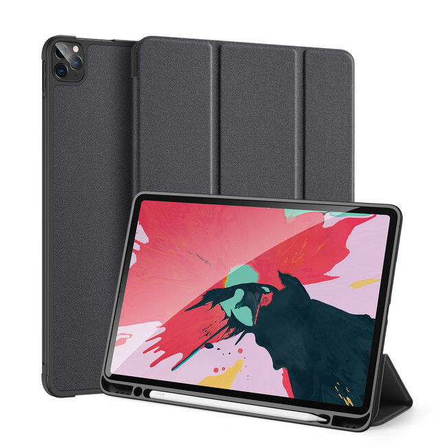 iPad Pro 11 (2020) hoes - Dux Ducis Domo Book Case met stylus pen houder - Zwart