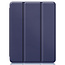 Case2go - Hoes voor de Apple iPad Pro 11 inch (2020) - Tri-Fold Book Case - met Apple Pencil Houder - Donker Blauw