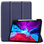 Case2go - Hoes voor de Apple iPad Pro 11 inch (2020) - Tri-Fold Book Case - met Apple Pencil Houder - Donker Blauw