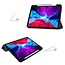 Case2go - Hoes voor de Apple iPad Pro 11 inch (2020) - Tri-Fold Book Case - met Apple Pencil Houder - Donker Blauw