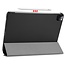 Case2go - Hoes voor de iPad Pro 12.9 (2020) - Tri-Fold Book Case - Zwart