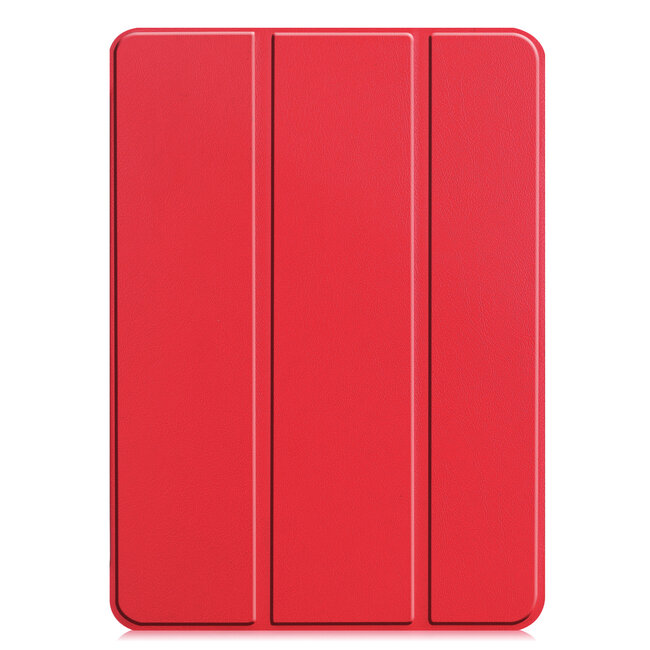 Case2go - Hoes voor de iPad Pro 12.9 (2020) - Tri-Fold Book Case - Rood