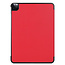 Case2go - Hoes voor de iPad Pro 12.9 (2020) - Tri-Fold Book Case - Rood