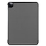 Case2go - Hoes voor de iPad Pro 12.9 (2020) - Tri-Fold Book Case - Grijs