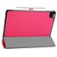 Case2go - Hoes voor de iPad Pro 11 (2018/2020) hoes - Tri-Fold Book Case - Magenta