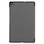 Case2go - Hoes voor de Samsung Galaxy Tab S6 Lite - Tri-Fold Book Case - Grijs