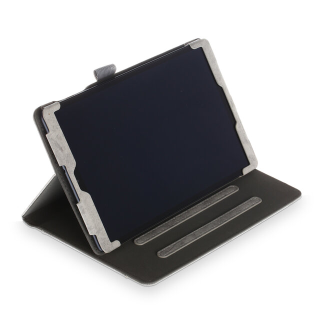 Case2go - Hoes voor Samsung Galaxy Tab A 10.1 (2019) - Wallet Book Case - Grijs