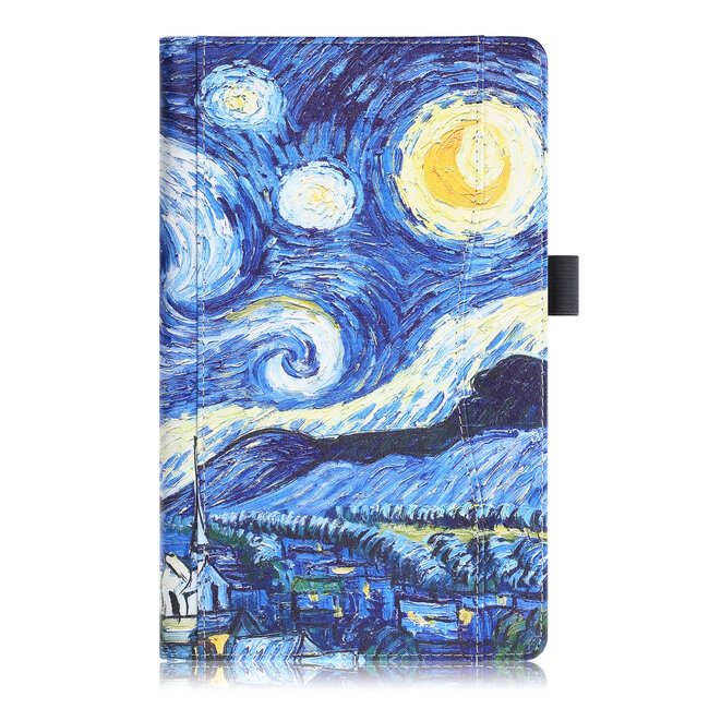 Case2go - Hoes voor Samsung Galaxy Tab A 10.1 (2019) - Wallet Book Case - Sterrenhemel