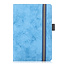 Case2go - Universele 7/8 inch tablet - Wallet Book Case - Licht Blauw