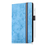 Case2go - Universele 7/8 inch tablet - Wallet Book Case - Licht Blauw