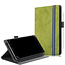 Case2go Universele 7/8 inch tablet hoes - Wallet Book Case - Groen