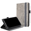 Case2go Universele 7/8 inch tablet hoes - Wallet Book Case - Grijs
