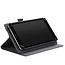 Case2go - Universele 7/8 inch tablet - Wallet Book Case - Grijs