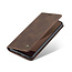 CaseMe - Samsung Galaxy S20 hoesje - Wallet Book Case - Magneetsluiting - Donker Bruin