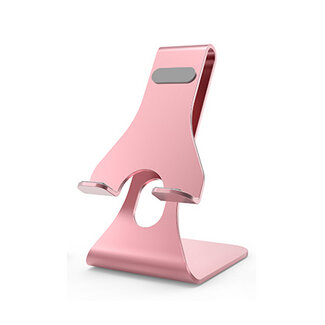 Case2go Universele Telefoonhouder - Ergonomisch design - Smartphone standaard voor Bureau of Tafel - Rosé-Goud