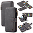 CaseMe - Samsung Galaxy S20 hoesje - Wallet Book Case met Ritssluiting - Zwart