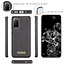 CaseMe - Samsung Galaxy S20 hoesje - Wallet Book Case met Ritssluiting - Zwart