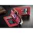 CaseMe - Samsung Galaxy S20 hoesje - Wallet Book Case met Ritssluiting - Rood