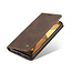 CaseMe - Samsung Galaxy S20 Ultra hoesje - Wallet Book Case - Magneetsluiting - Donker Bruin