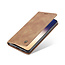 CaseMe - Samsung Galaxy S20 Ultra hoesje - Wallet Book Case - Magneetsluiting - Licht Bruin