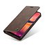 CaseMe - Samsung Galaxy A30 hoesje - Wallet Book Case - Magneetsluiting - Donker Bruin