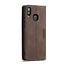 CaseMe - Samsung Galaxy A40 hoesje - Wallet Book Case - Magneetsluiting - Donker Bruin