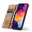 CaseMe - Samsung Galaxy A50 hoesje - Wallet Book Case - Magneetsluiting - Licht Bruin