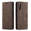 CaseMe CaseMe - Samsung Galaxy A50 hoesje - Wallet Book Case - Magneetsluiting - Donker Bruin