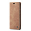 CaseMe - Samsung Galaxy A70 hoesje - Wallet Book Case - Magneetsluiting - Licht Bruin