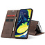CaseMe - Samsung Galaxy A80 hoesje - Wallet Book Case - Magneetsluiting - Donker Bruin