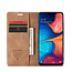 CaseMe - Samsung Galaxy A20e hoesje - Wallet Book Case - Magneetsluiting - Licht Bruin