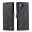 CaseMe - Samsung Galaxy Note 10 Plus hoesje - Wallet Book Case - Magneetsluiting - Zwart