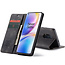 CaseMe - OnePlus 8 Pro hoesje - Wallet Book Case - Magneetsluiting - Zwart