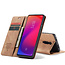 CaseMe - Xiaomi Mi 9T hoesje - Wallet Book Case - Magneetsluiting - Licht Bruin