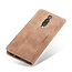 CaseMe - Xiaomi Mi 9T hoesje - Wallet Book Case - Magneetsluiting - Licht Bruin