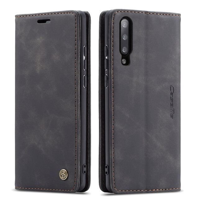 CaseMe - Xiaomi Mi 9 hoesje - Wallet Book Case - Magneetsluiting - Zwart