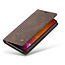 CaseMe - iPhone 11 hoesje - Wallet Book Case - Magneetsluiting - Donker Bruin