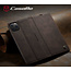 CaseMe - iPhone 11 Pro hoesje - Wallet Book Case - Magneetsluiting - Donker Bruin