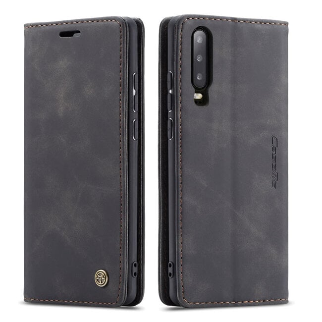 CaseMe - Huawei P30 hoesje - Wallet Book Case - Magneetsluiting - Zwart