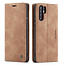 CaseMe - Huawei P30 Pro hoesje - Wallet Book Case - Magneetsluiting - Licht Bruin