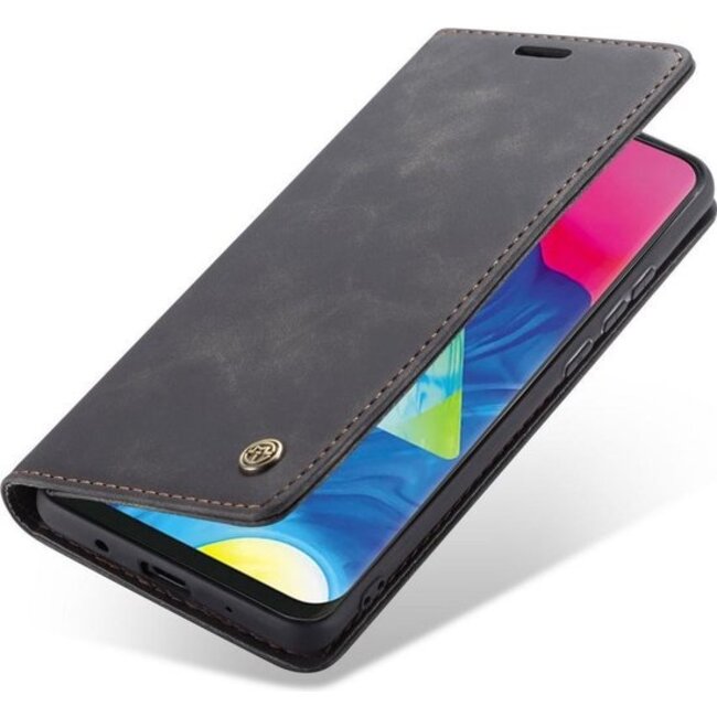 CaseMe - Samsung Galaxy A10 hoesje - Wallet Book Case - Magneetsluiting - Zwart