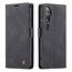 CaseMe - Xiaomi Mi Note 10 (Pro) hoesje - Wallet Book Case - Magneetsluiting - Zwart